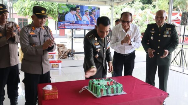 HUT ke-81 TNI, Polresta Deli Serdang Beri Surprise dan Perkuat Sinergitas TNI-Polri