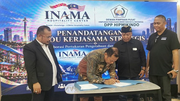 INAMA dan HIPMIKINDO Teken MoU, Donny Pur Dorong UMKM Indonesia Tembus Pasar ASEAN