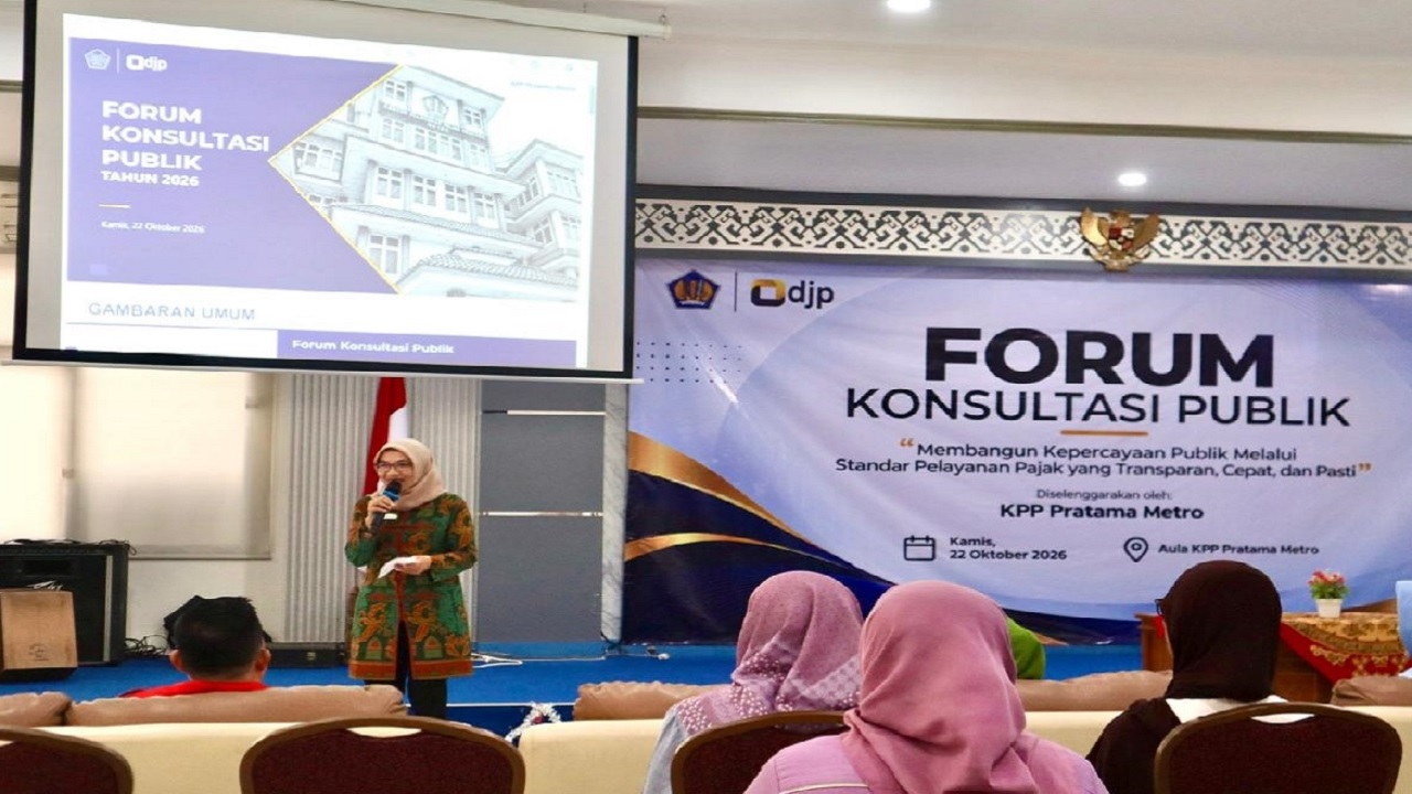 KPP Pratama Metro Gelar Forum Konsultasi Publik