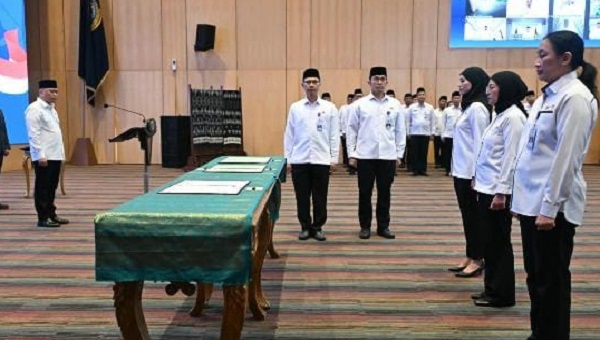 Lantik Pejabat Kemenhub, Menhub Dudy Purwagandhi Tegaskan Integritas dan Keselamatan