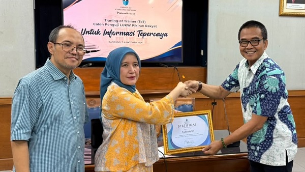 Lima Wartawan Utama Asal Aceh Lulus ToT Calon Penguji UKW di Bandung