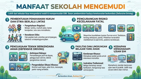 Membangun Budaya Keselamatan Jalan Lewat Wajib Sekolah Mengemudi