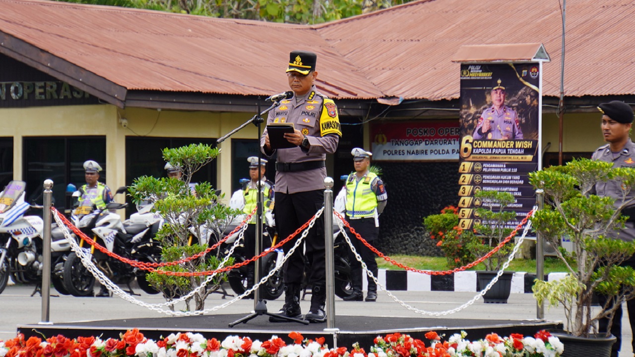 Operasi Patuh Noken 2026 di Papua Tengah Sasar 9 Pelanggaran Lalu Lintas