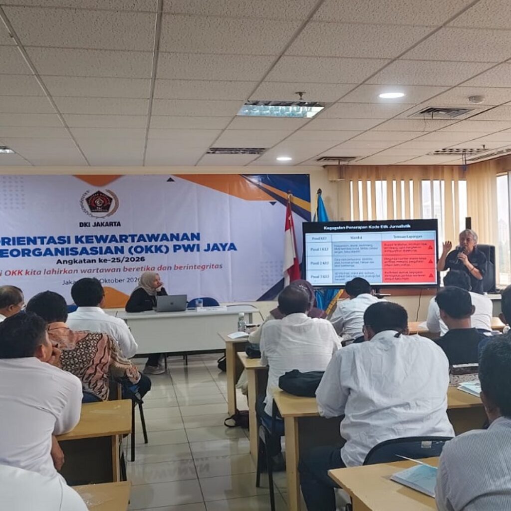 PWI Jaya Gelar OKK Angkatan ke-25, 29 Peserta Ikuti Orientasi Kewartawanan