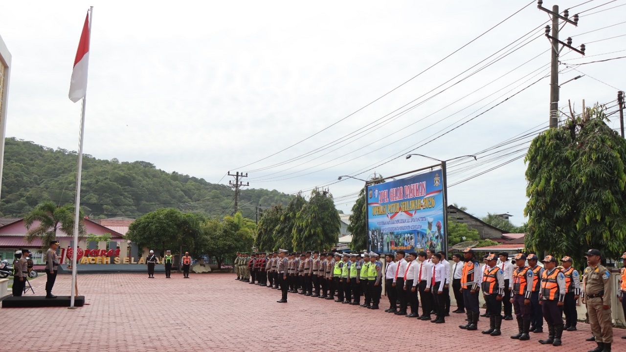 Polres Aceh Selatan Gelar Operasi Patuh Seulawah 2026