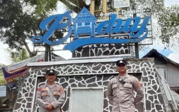 Polsek Leuwidamar Patroli Wisata Baduy, Pengunjung Diimbau Jaga Keamanan