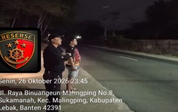 Polsek Malingping Gelar Patroli Siaga Reserse