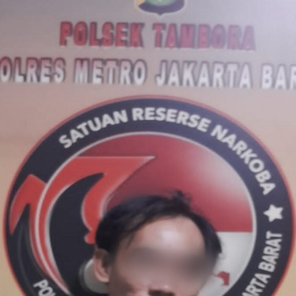 Polsek Tambora Amankan Pria di Angke, Sita 4 Paket Sabu Seberat 1,55 Gram