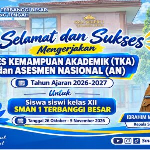 SMAN 1 Terbanggi Besar Dukung Siswa Kelas XII Hadapi TKA 2026