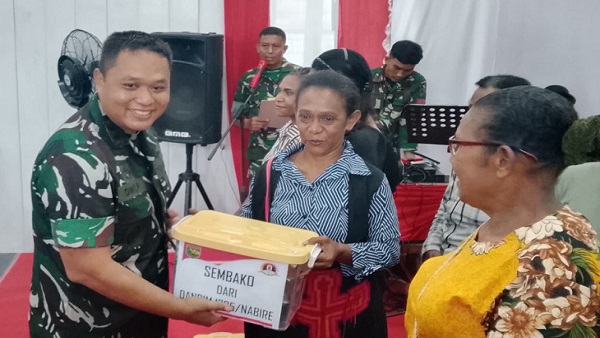 Wabup Nabire Minta Kodim 1705 Perkuat Sinergi dan Pengabdian kepada Masyarakat