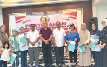 Yayasan Brata Bhakti Sumut Salurkan Bantuan Beasiswa dan Santunan