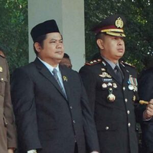 Wakili Ketua DPRD Sukabumi, Mansyurudin Hadiri HUT ke-81 TNI