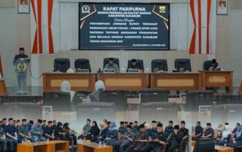 Rapat Paripurna DPRD Kabupaten Sukabumi membahas APBD 2027.