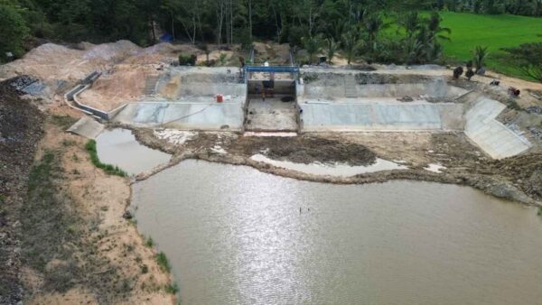 Rehabilitasi Embung Ulu Benua di Konawe mencapai 81 persen.